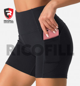 Women High Waist Yoga Shorts